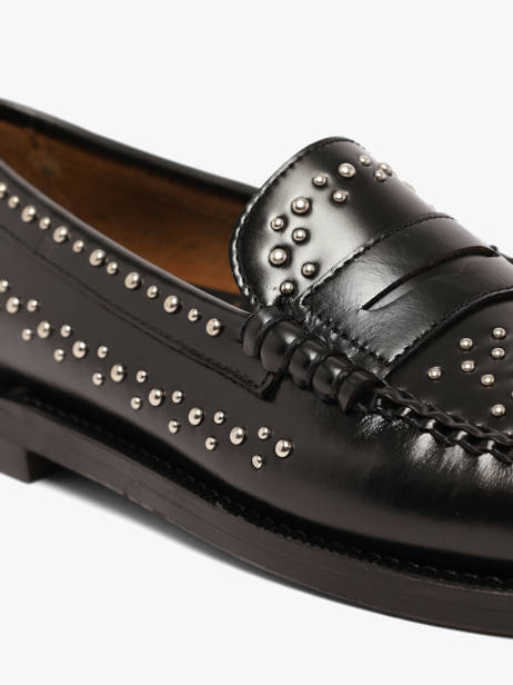 Mocassins En Cuir Sebago Noir women 78118KW vue secondaire 2