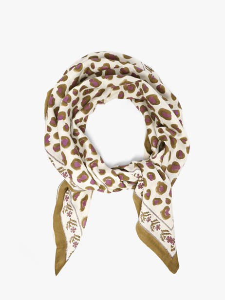 Scarf Byzantine White foulard LEO
