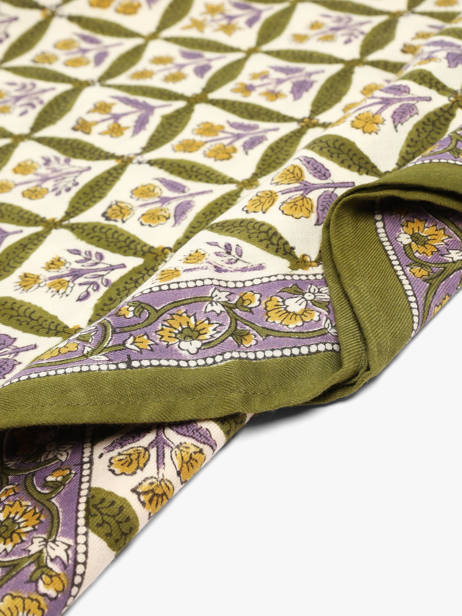 Scarf Byzantine Green foulard ZEN other view 2