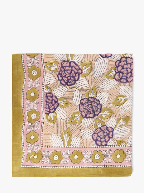Scarf Byzantine Yellow foulard PEN other view 1
