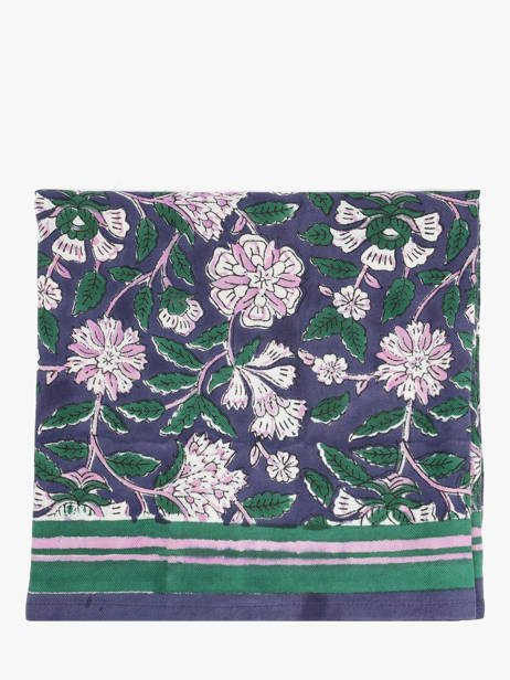 Scarf Byzantine Blue foulard CAR other view 1