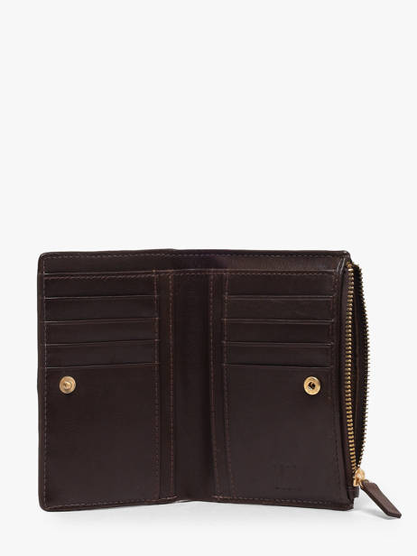 Wallet Leather Biba Brown heritage NAW4L other view 1