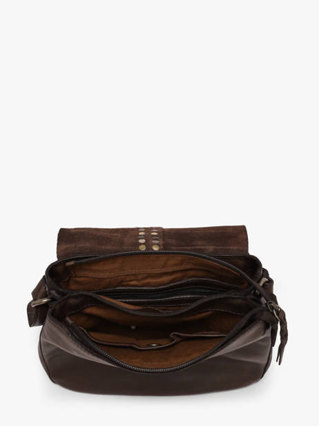 Sac Bandoulière Heritage Cuir Biba Marron heritage HAK2L vue secondaire 2