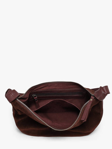 Shoulder Bag Leather Leather Biba Brown leather LAA1L other view 2