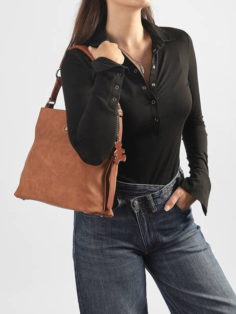 Shoulder Bag Cadenas Lulu castagnette Brown cadenas BATISTE other view 1