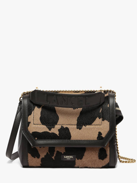 Shoulder Bag Ninon Leather Lancel Brown ninon A14250