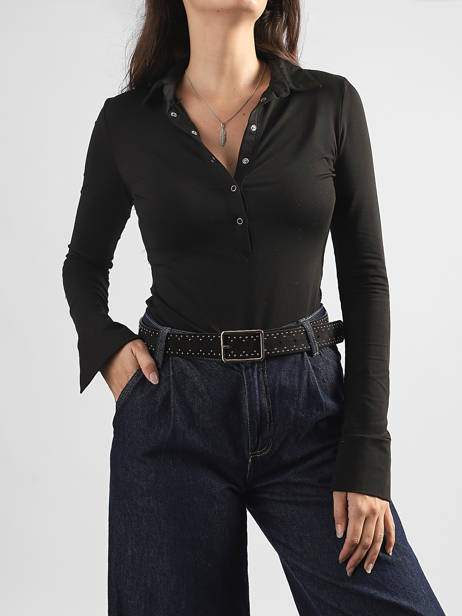 Ceinture Ada Daim Pieces Noir ada 17166642 vue secondaire 1