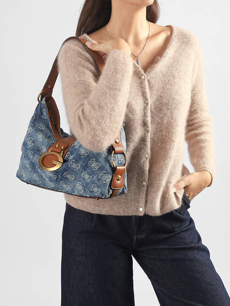 Shoulder Bag Camden Cotton Guess Blue camden DB930818 other view 1
