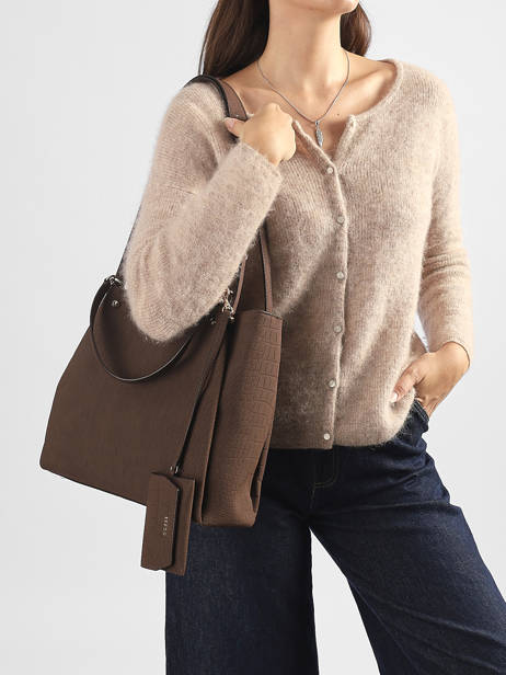Shoulder Bag Lorella Guess Brown lorella CG230623 other view 1