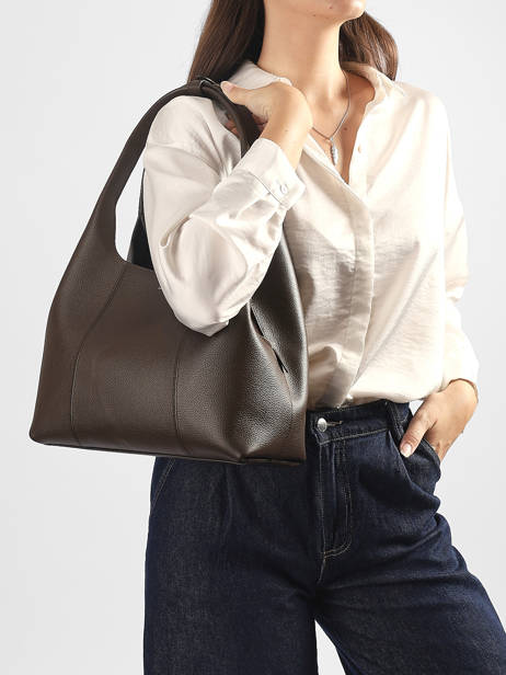 Leather Juliette Shoulder Bag Le tanneur Brown juliette TJET1060 other view 1