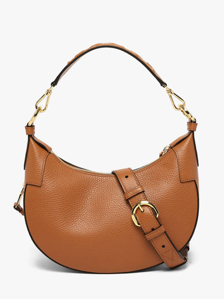 Shoulder Bag Origami Leather Lancel Brown origami A14279 other view 4