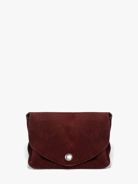 Coin Purse La Suite Leather Paul marius Red la suite GUSTASUI