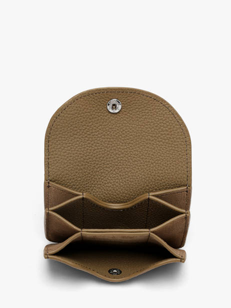Coin Purse Leather Paul marius Beige la suite BASILSUI other view 1