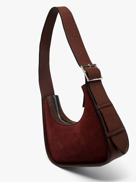 Sac Porté épaule La Suite Cuir Paul marius Rouge la suite VICTXSUI vue secondaire 1