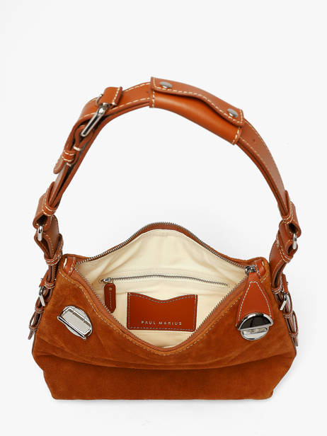 Sac Porté épaule La Suite Cuir Paul marius Orange la suite ELLIBSUI vue secondaire 3