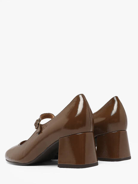 Heeled Pumps In Leather Gabor Brown women 3 other view 2