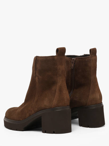 Heeled Boots In Leather Gabor Brown women 5 other view 2