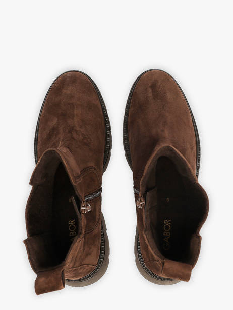 Chelsea Boots In Leather Gabor Brown women 10 other view 3