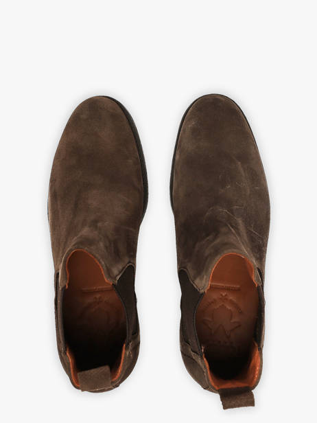 Chelsea Boots In Leather Kost Brown men B00030B other view 3