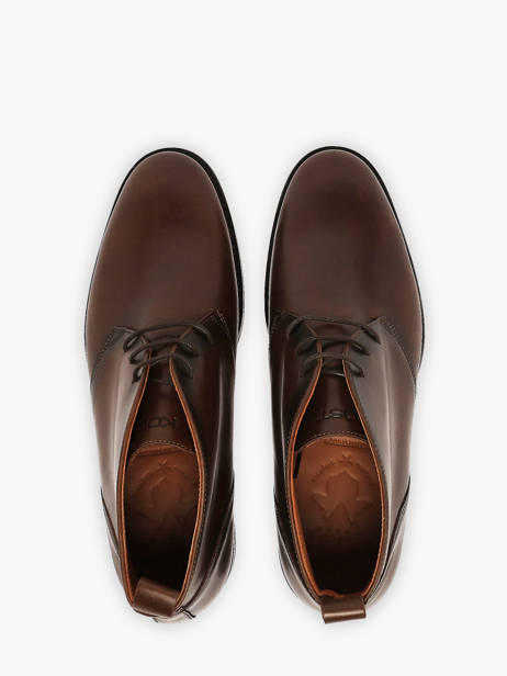 Boots In Leather Kost Brown men B0100A other view 3