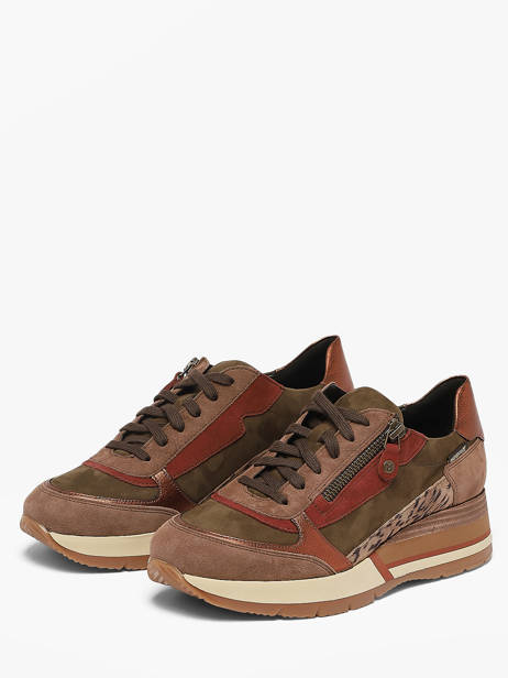 Sneakers In Leather Mephisto Brown women P5148192 other view 1