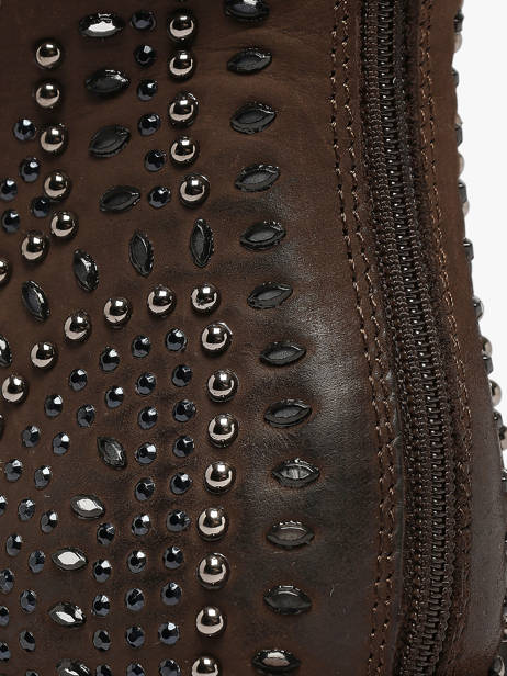 Boots In Leather Metisse Brown women MA1024 other view 2