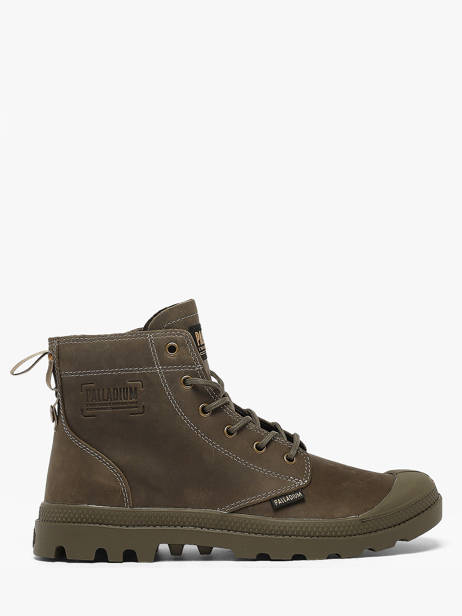 Boots In Leather Palladium Green men 79502308