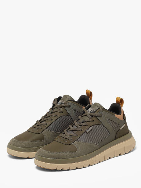 Sneakers In Leather Palladium Green men 4340325 other view 1