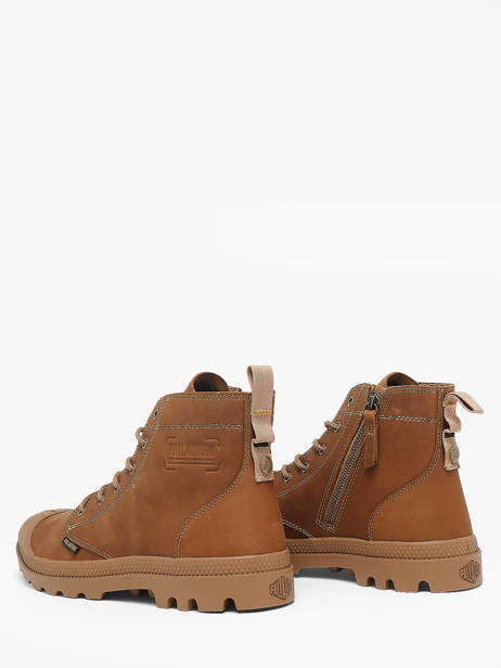 Boots In Leather Palladium Brown men 79502257 other view 2