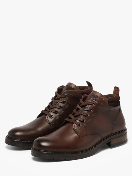 Boots Equilibre In Leather Redskins Brown men EQUILIBR other view 1