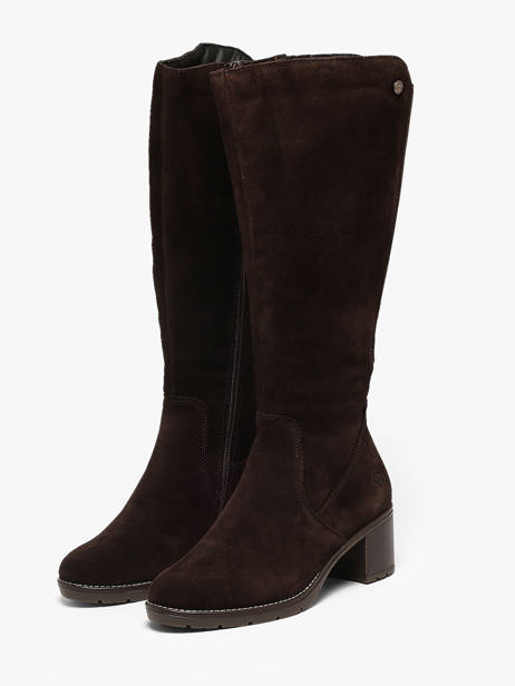 Heeled Boots In Leather Remonte Brown women 25 other view 1