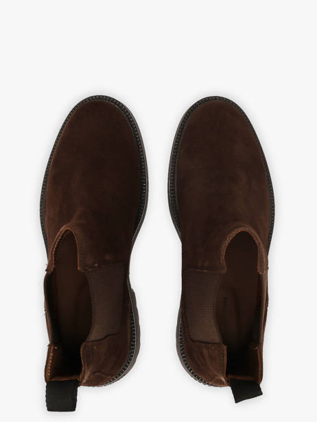 Chelsea Boots In Leather Tommy hilfiger Brown men 5952GT6 other view 3