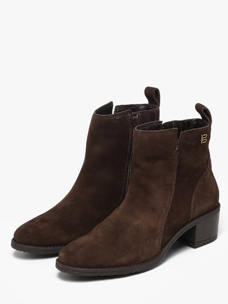 Heeled Boots In Leather Tt. bagatt Brown women 683E1400 other view 1