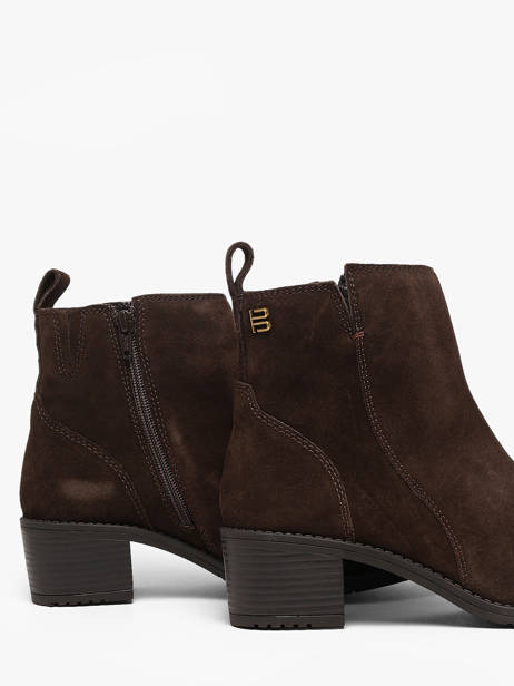 Heeled Boots In Leather Tt. bagatt Brown women 683E1400 other view 2