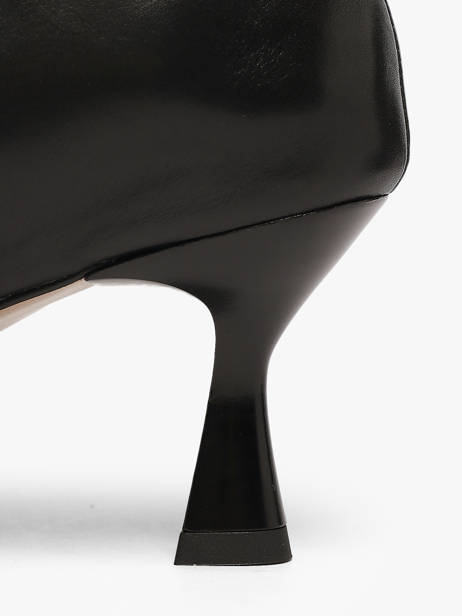 Stiletto Heel Boots In Leather We do Black women CO90048C other view 2