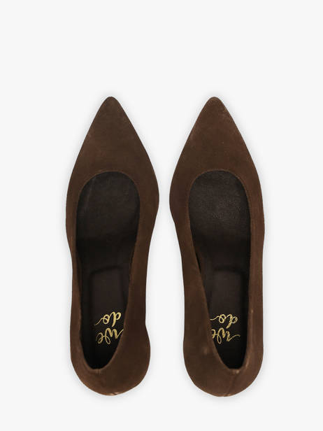 Stiletto Heel Pumps In Leather We do Brown women CO55406B other view 3
