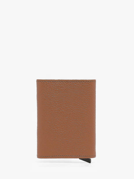 Porte-cartes Cuir Etrier Marron madras EMAD5020 vue secondaire 4