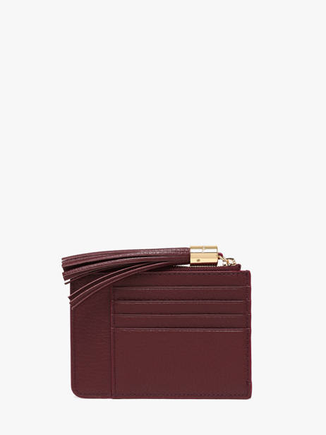 Porte-cartes Premier Flirt Cuir Lancel Violet premier flirt A14033 vue secondaire 2