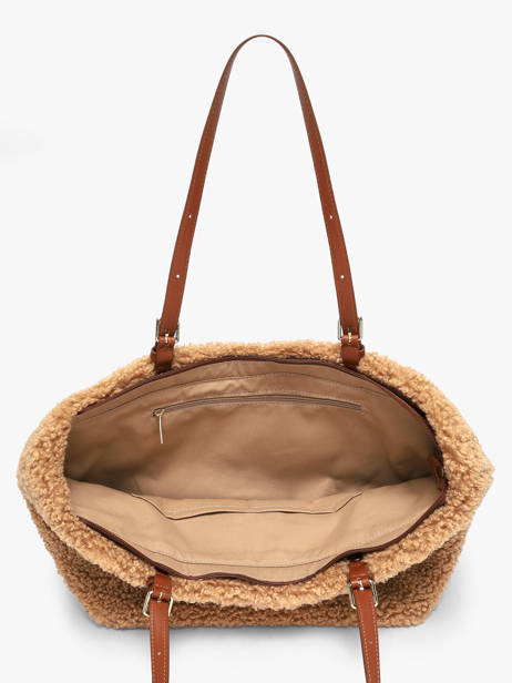 Sac Porté épaule Moumoute Lancaster Beige moumoute 92 vue secondaire 2