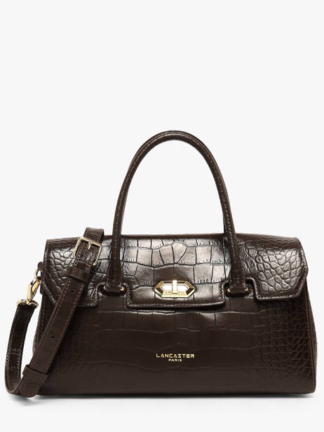 Sac Porté Main Exo Cuir Lancaster Marron exo 108
