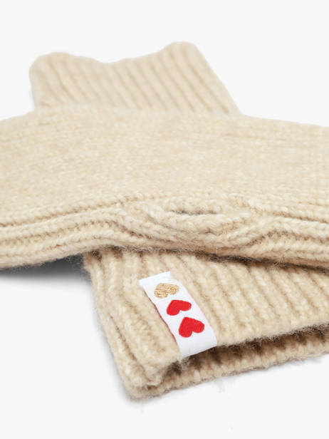 Gants Pieces Blanc aura 17166766 vue secondaire 1