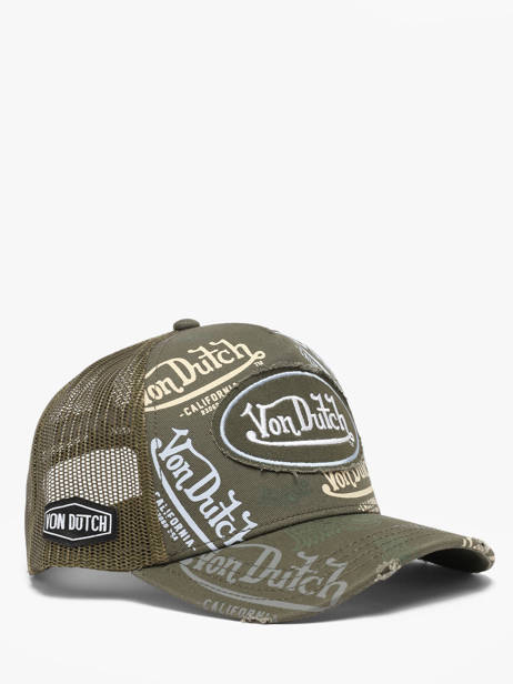 Casquette Von dutch Vert accessoires CAFE14 vue secondaire 1