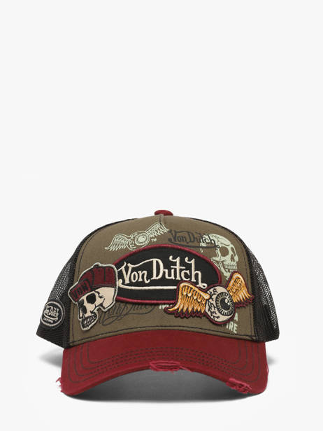 Casquette Von dutch Vert accessoires PATCHES