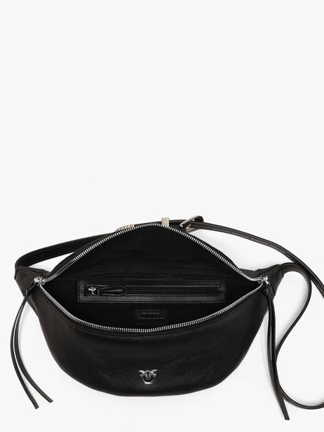 Leather Love Bag Icon Belt Bag Pinko Black love bag icon 6724A2JG other view 3