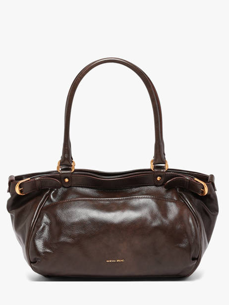 Shopper Lune Leather Vanessa bruno Brown lune 7V40921