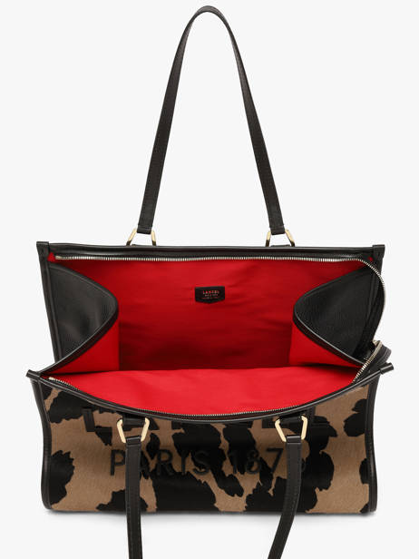 Shoulder Bag Jour Leather Lancel Black jour A14249 other view 3