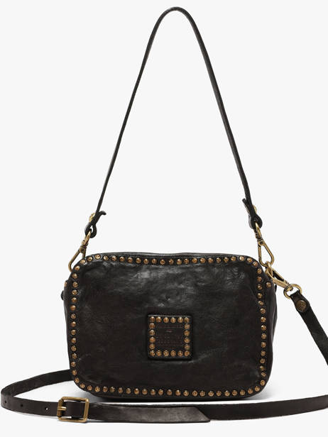 Shoulder Bag Ribes Leather Campomaggi Black ribes 1080ND other view 4