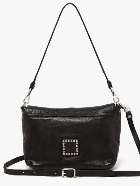 Shoulder Bag Orchidea Leather Campomaggi Black orchidea 25890ND other view 4