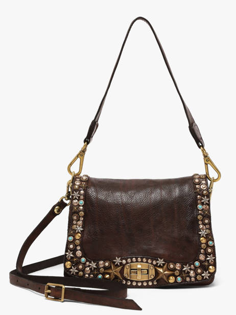 Shoulder Bag Poppi Leather Campomaggi Brown poppi 38610ND