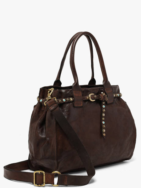 Handbag Poppi Leather Campomaggi Brown poppi 41020ND other view 1